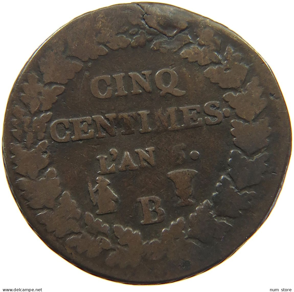 FRANCE 5 CENTIMES AN 5 B  #c032 0513 - 5 Centimes