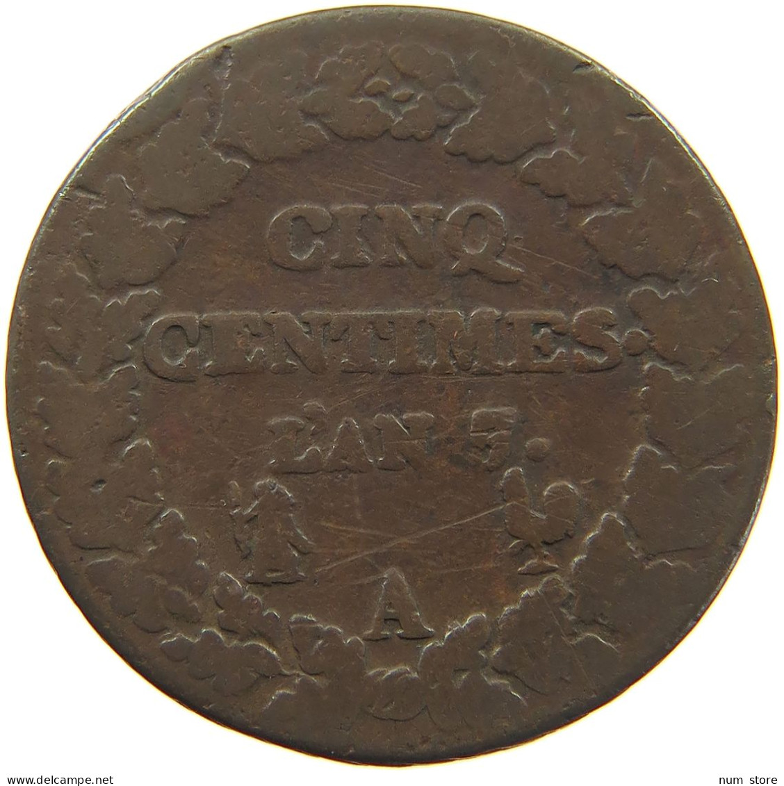 FRANCE 5 CENTIMES AN 5 A  #c032 0529 - 5 Centimes