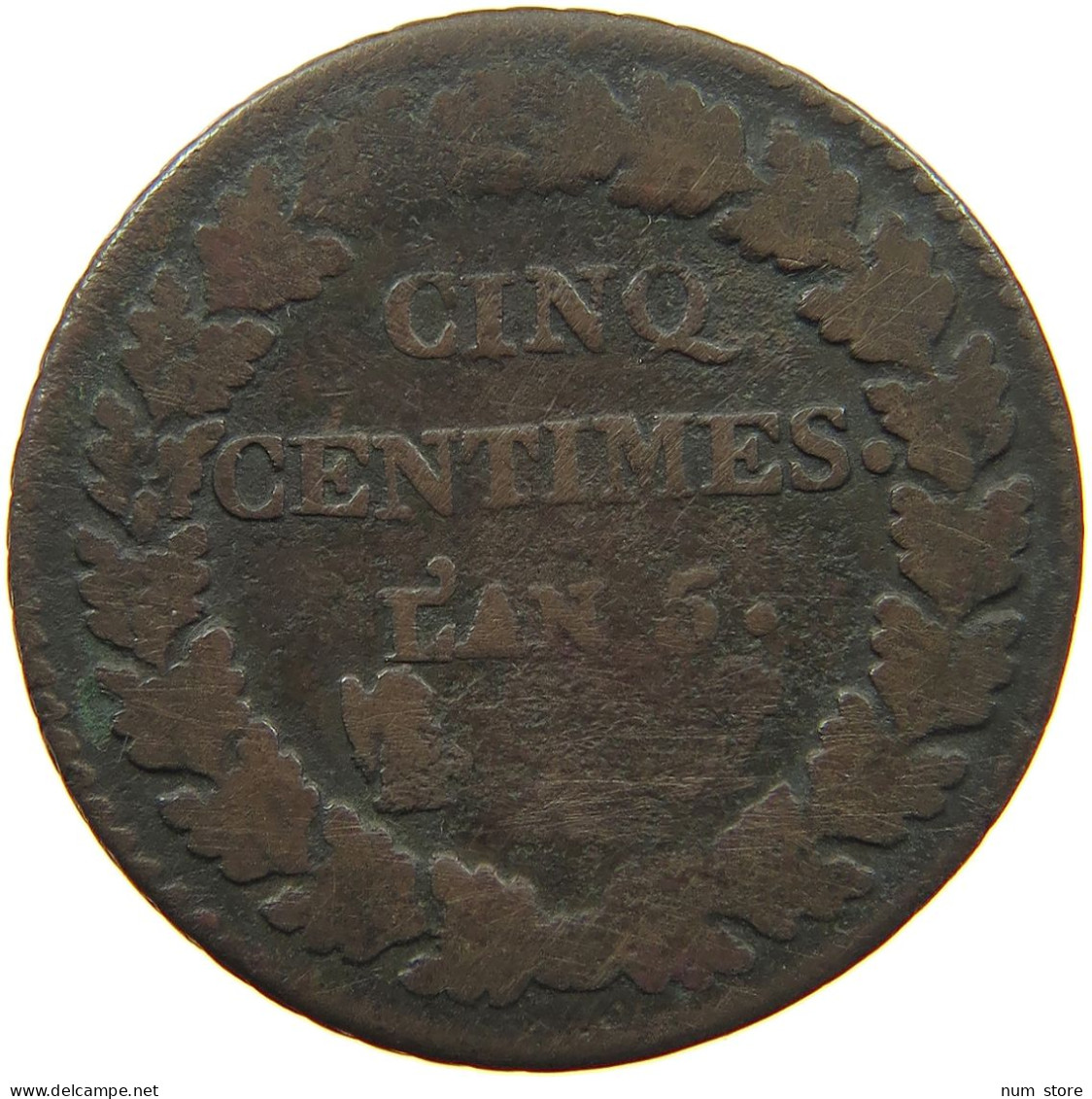 FRANCE 5 CENTIMES AN 5  #c003 0373 - 5 Centimes