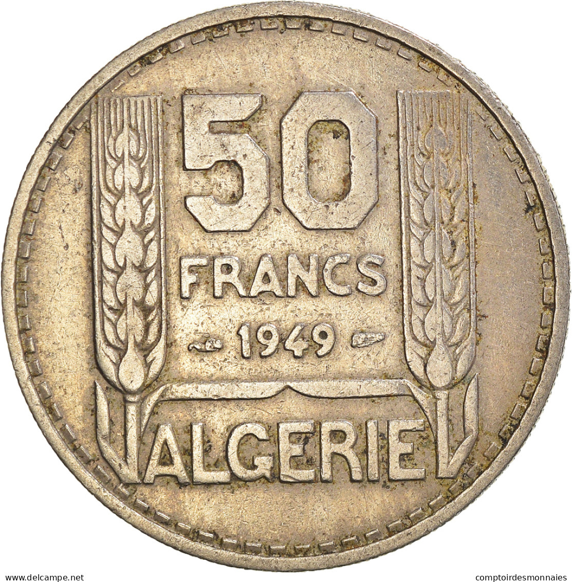 Monnaie, Algérie, 50 Francs, 1949 - Algérie