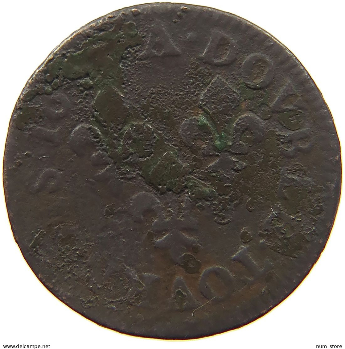 FRANCE DOUBLE TOURNOIS 1642 LOUIS XIII. (1610–1643) #a015 0523 - 1610-1643 Louis XIII The Just