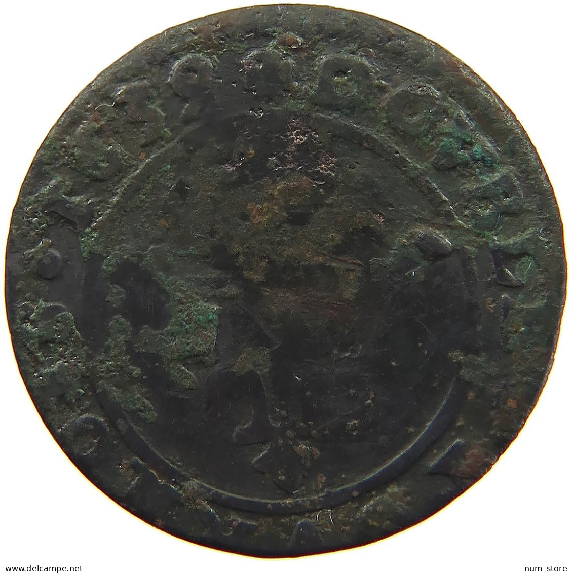 FRANCE DOUBLE TOURNOIS 1639 LOUIS XIII. (1610–1643) #a015 0513 - 1610-1643 Lodewijk XIII Van Frankrijk De Rechtvaardige