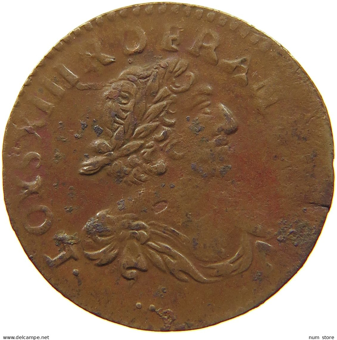 FRANCE DOUBLE TOURNOIS 1638 LOUIS XIII. (1610–1643) #t058 0127 - 1610-1643 Louis XIII Le Juste