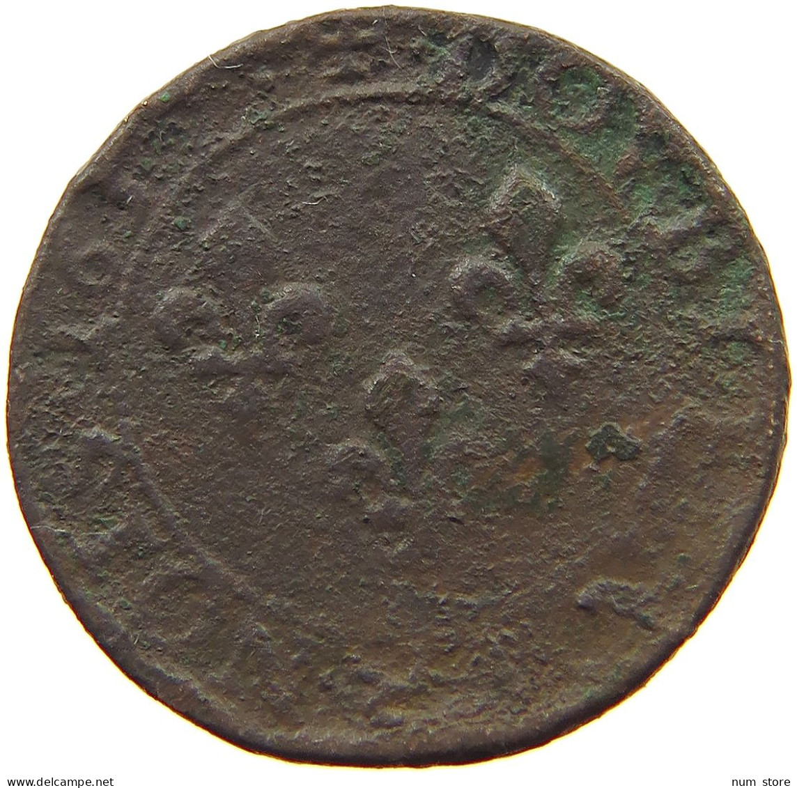 FRANCE DOUBLE TOURNOIS 1637 LOUIS XIII. (1610–1643) #a016 0125 - 1610-1643 Luigi XIII Il Giusto