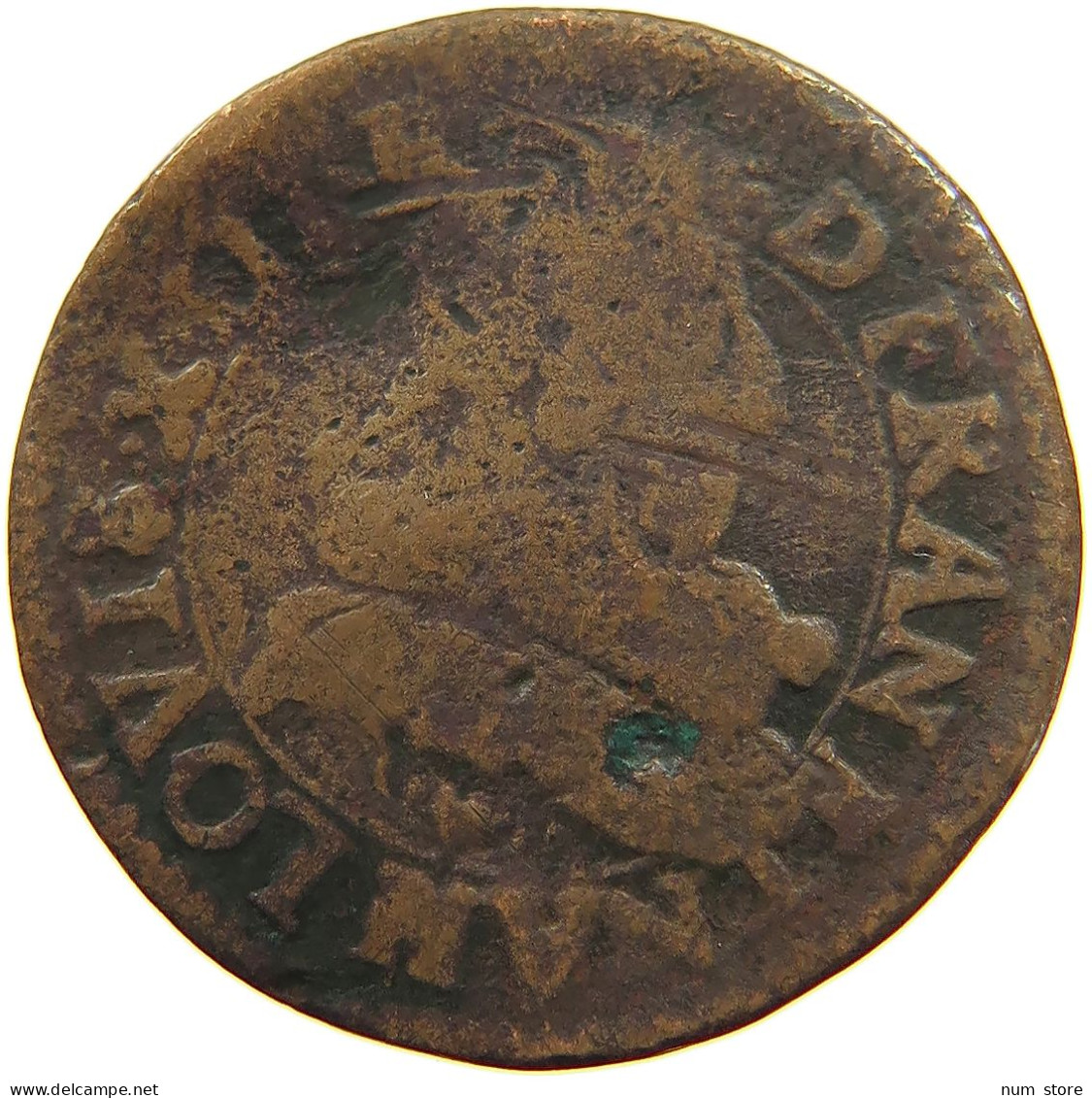 FRANCE DOUBLE TOURNOIS 1631 LOUIS XIII. (1610–1643) #a015 0583 - 1610-1643 Luigi XIII Il Giusto