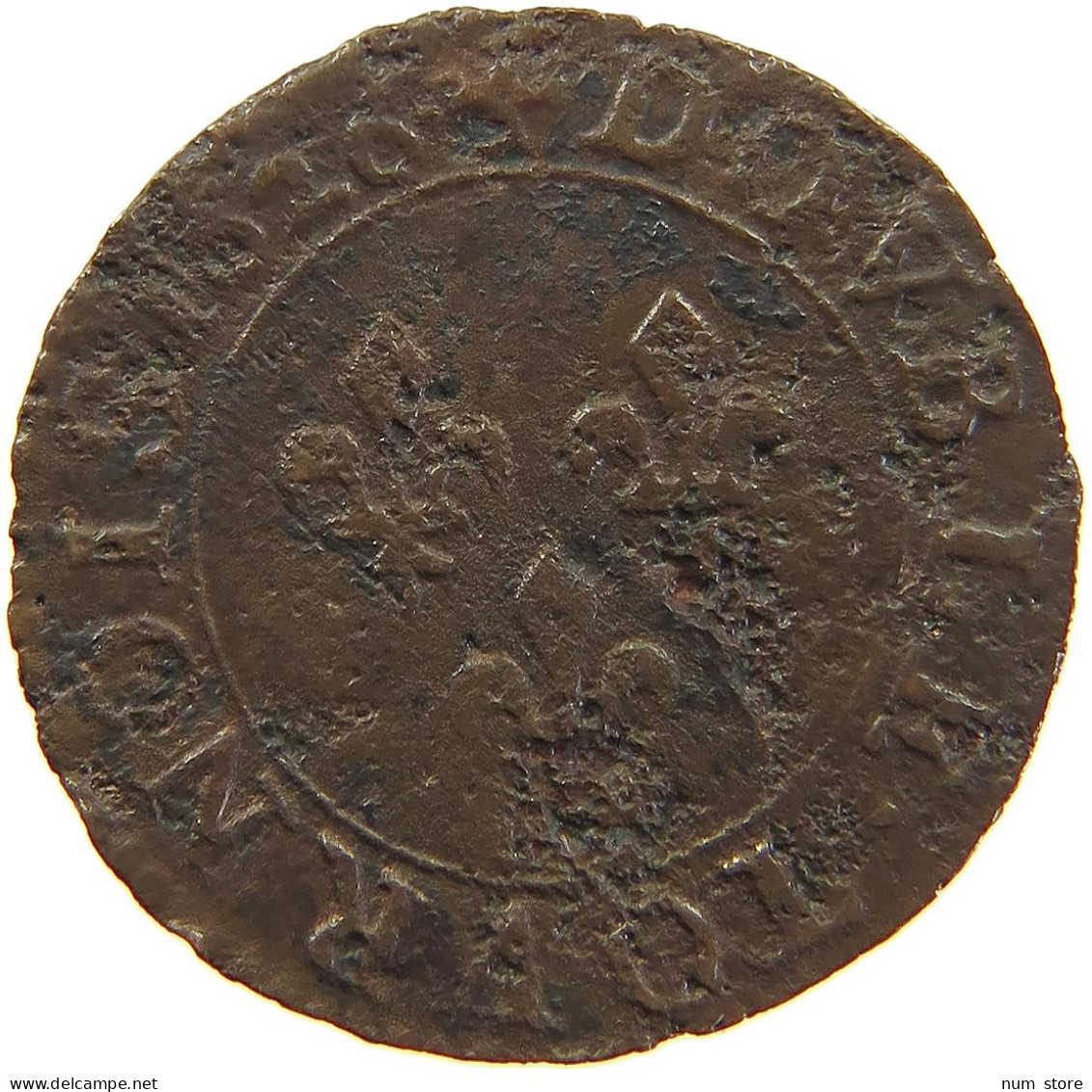FRANCE DOUBLE TOURNOIS 1626 LOUIS XIII. (1610–1643) #a059 0179 - 1610-1643 Luis XIII El Justo