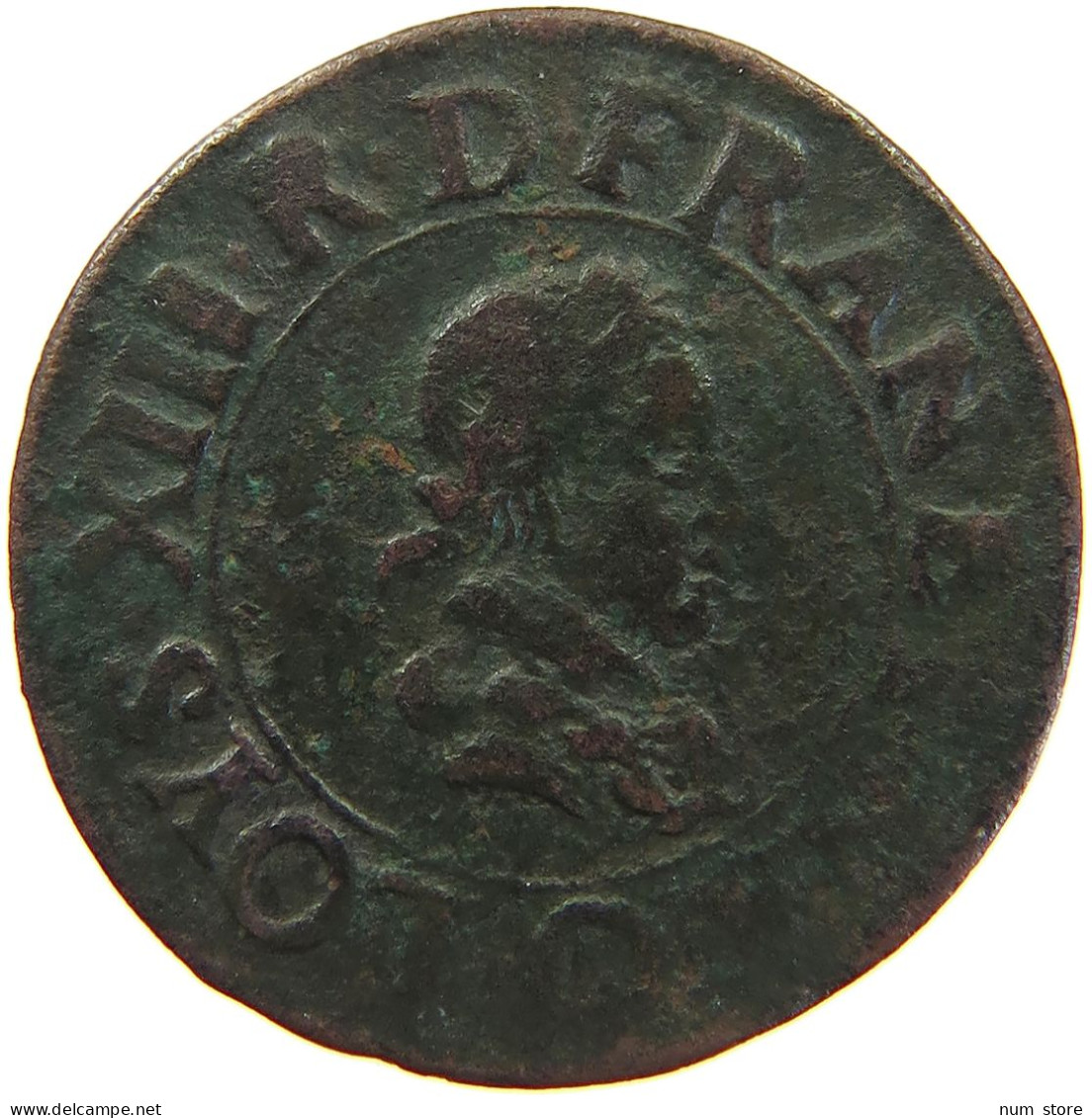 FRANCE DOUBLE TOURNOIS 1625 D LOUIS XIII. (1610–1643) #c050 0233 - 1610-1643 Luigi XIII Il Giusto