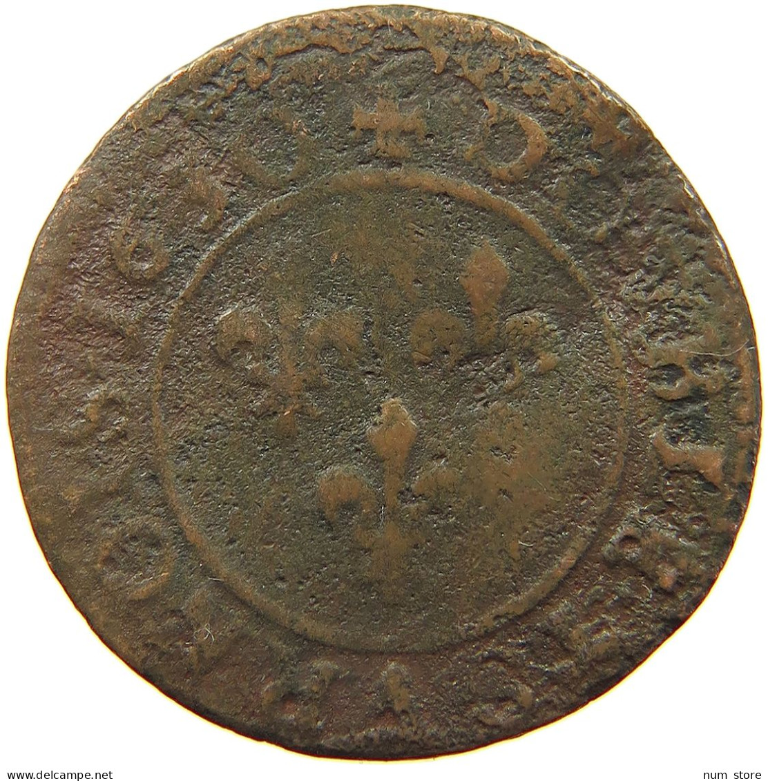 FRANCE DOUBLE TOURNOIS 1630 LOUIS XIII. (1610–1643) #a016 0085 - 1610-1643 Louis XIII The Just