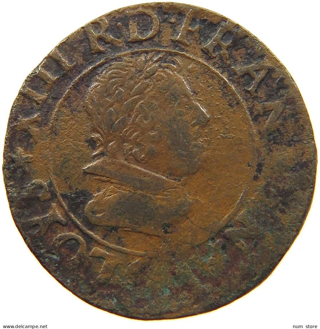 FRANCE DOUBLE TOURNOIS 1625 LOUIS XIII. (1610–1643) #c022 0455 - 1610-1643 Louis XIII Le Juste