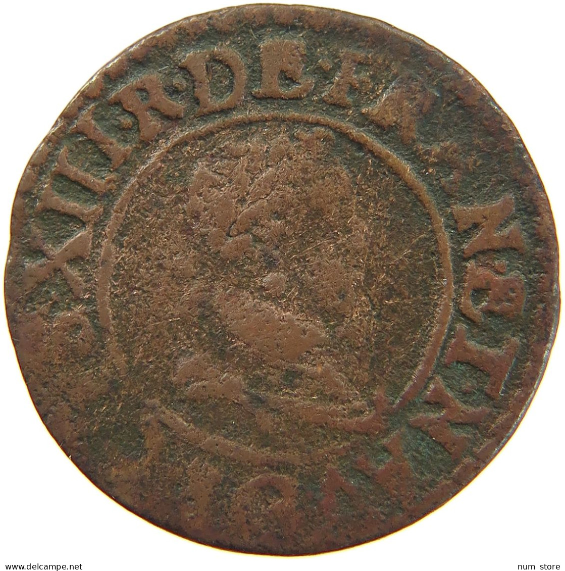 FRANCE DOUBLE TOURNOIS 1621 LOUIS XIII. (1610–1643) #s058 0357 - 1610-1643 Louis XIII The Just