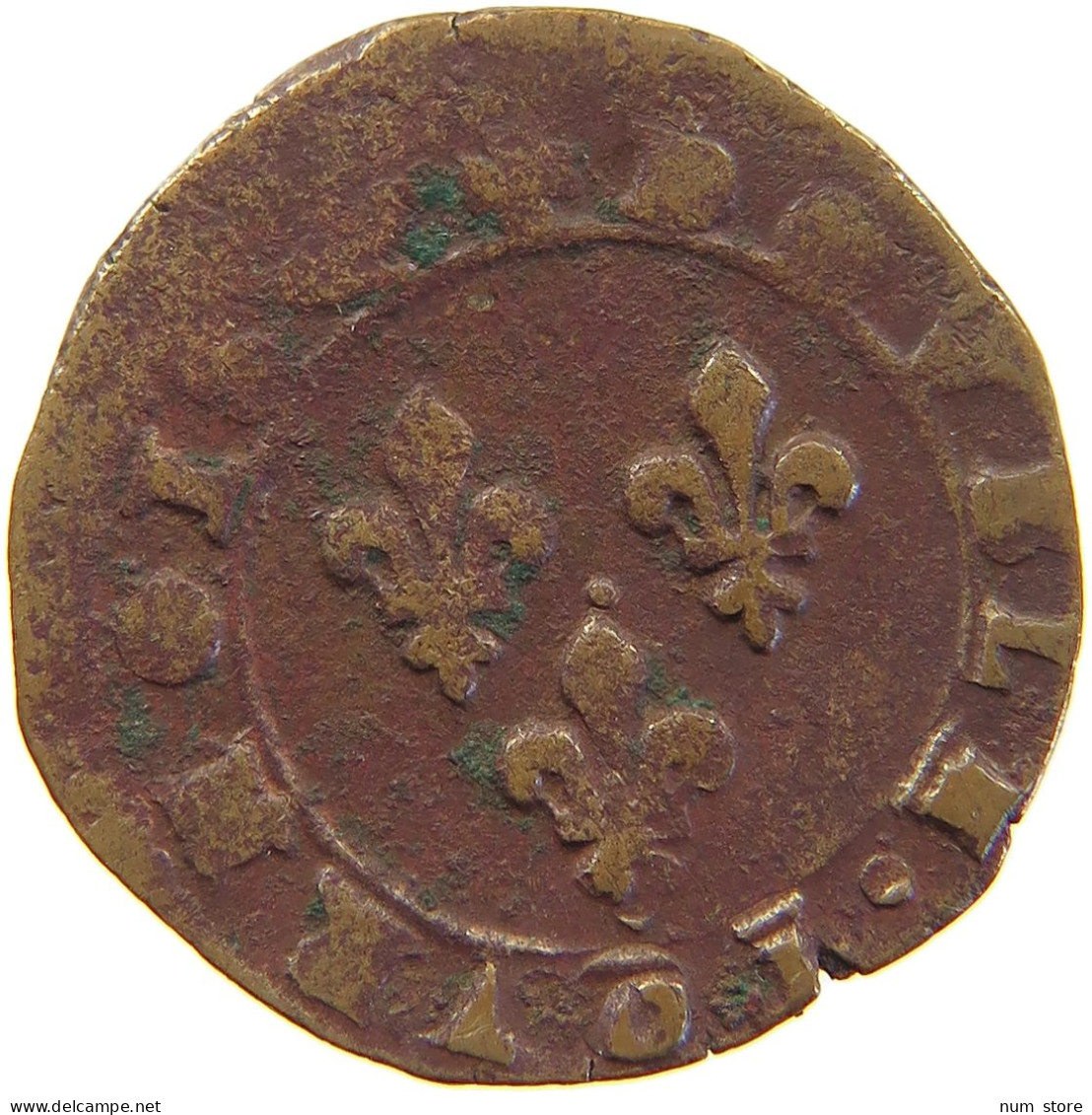 FRANCE DOUBLE TOURNOIS 1615 LOUIS XIII. (1610–1643) #c064 0213 - 1610-1643 Louis XIII The Just