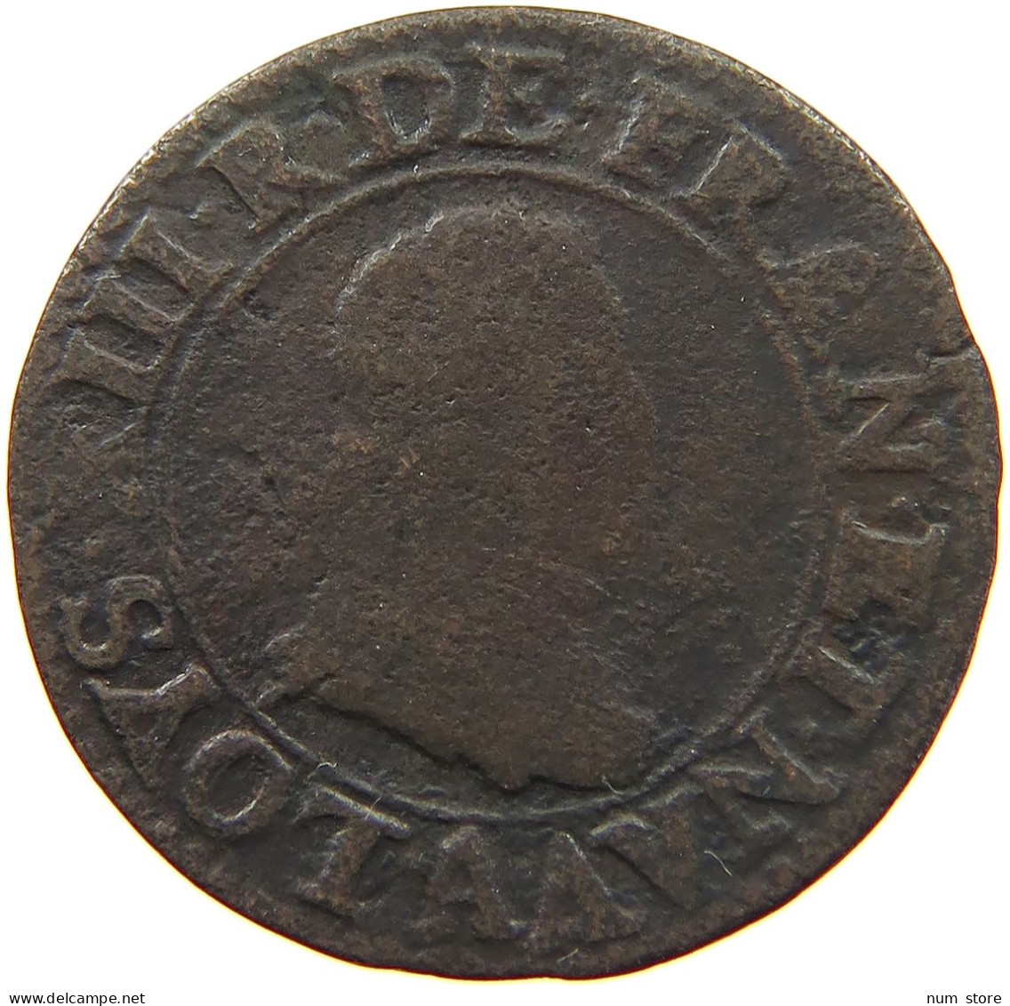 FRANCE DOUBLE TOURNOIS 1613 A LOUIS XIII. (1610–1643) #a016 0115 - 1610-1643 Lodewijk XIII Van Frankrijk De Rechtvaardige