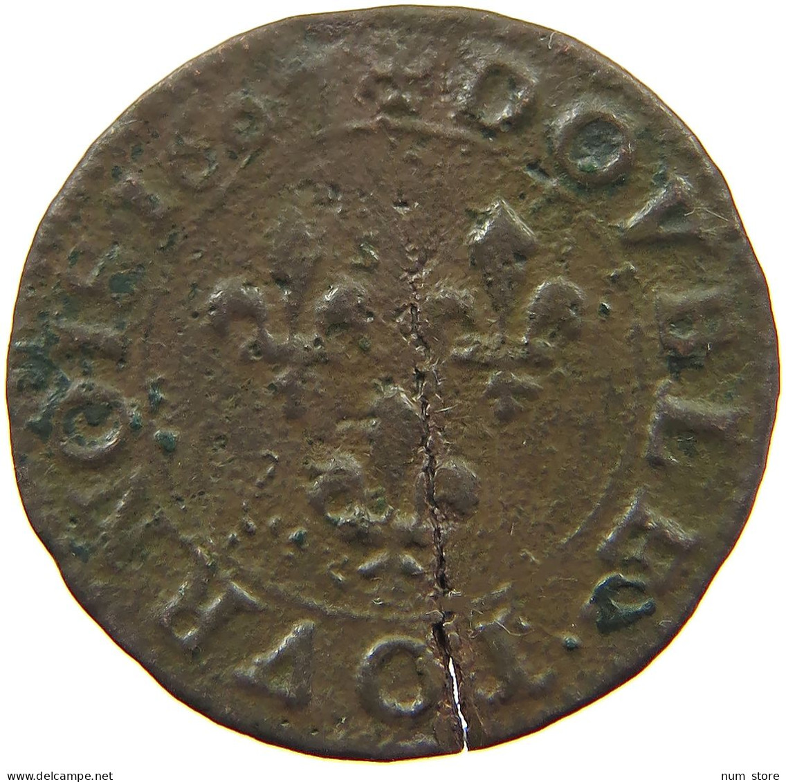 FRANCE DOUBLE TOURNOIS 1607 HENRI IV. (1589-1610) #a015 0543 - 1589-1610 Henri IV Le Vert-Galant