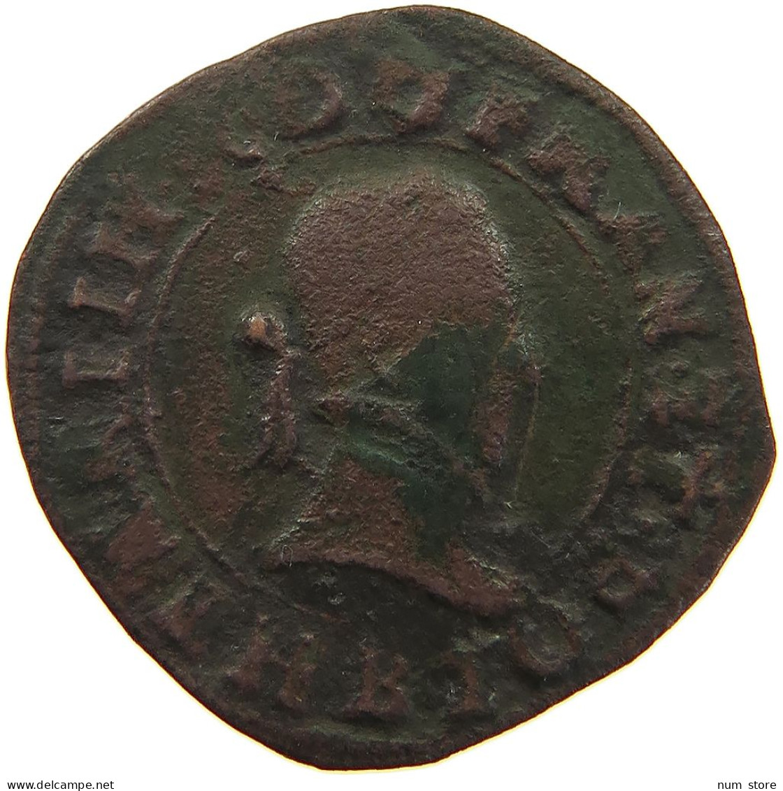 FRANCE DOUBLE TOURNOIS 1586 B Henri III. (1574-1589) #s058 0345 - 1574-1589 Heinrich III.