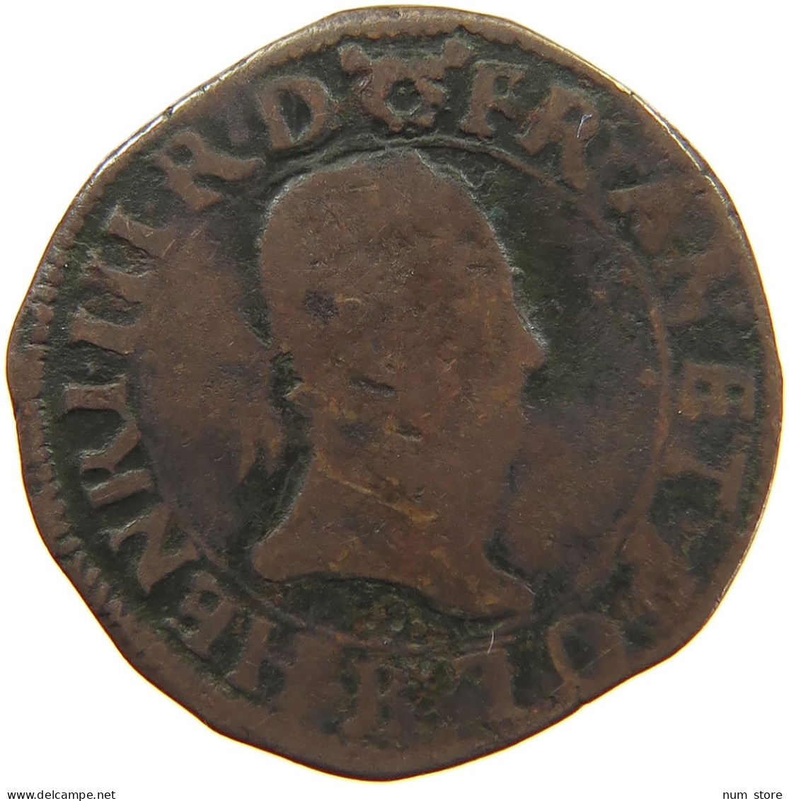 FRANCE DOUBLE TOURNOIS 1585 B Henri III. (1574-1589) #c034 0223 - 1574-1589 Hendrik III