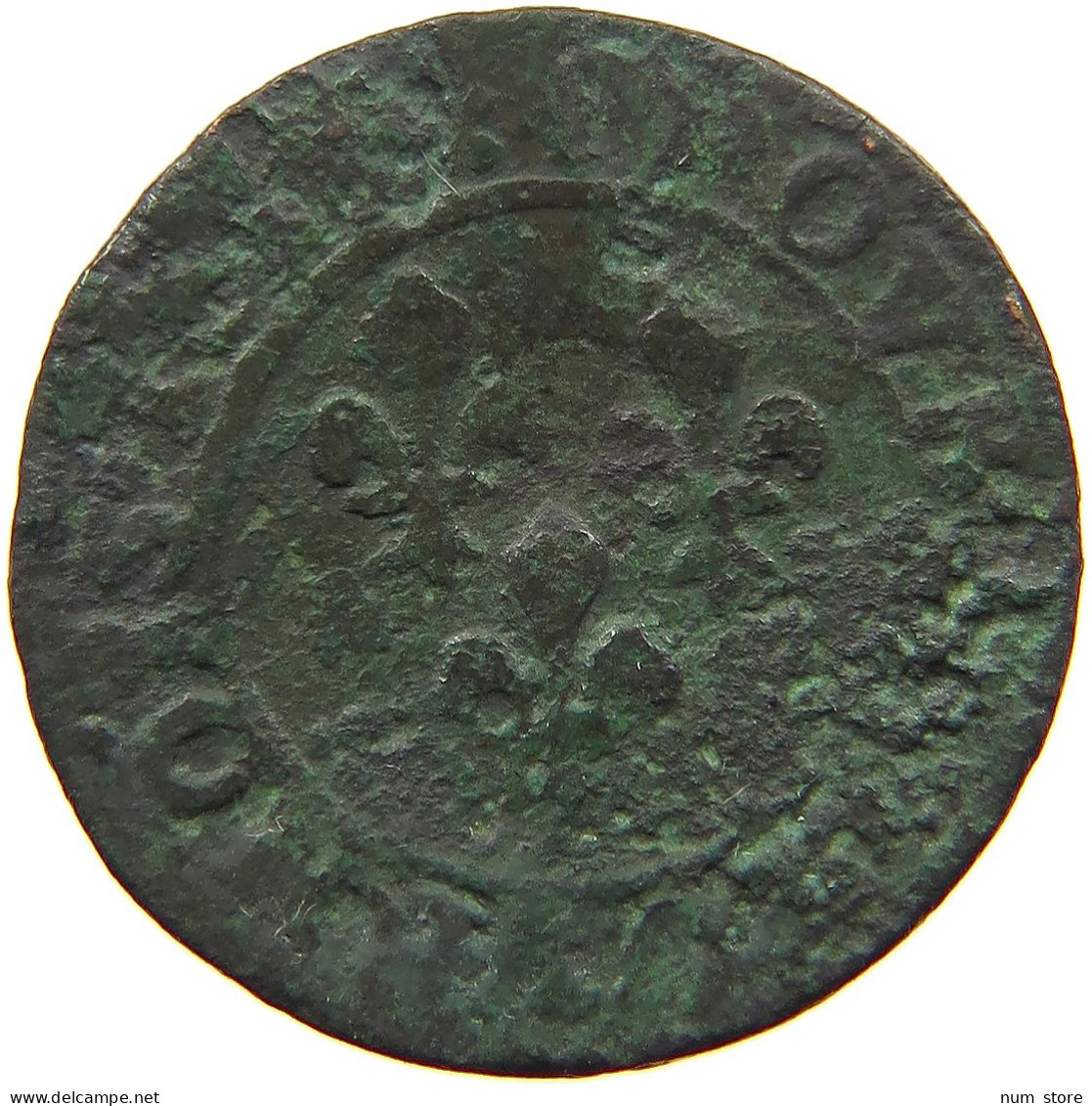 FRANCE DOUBLE TOURNOIS  LOUIS XIII. (1610–1643) #a016 0119 - 1610-1643 Louis XIII The Just