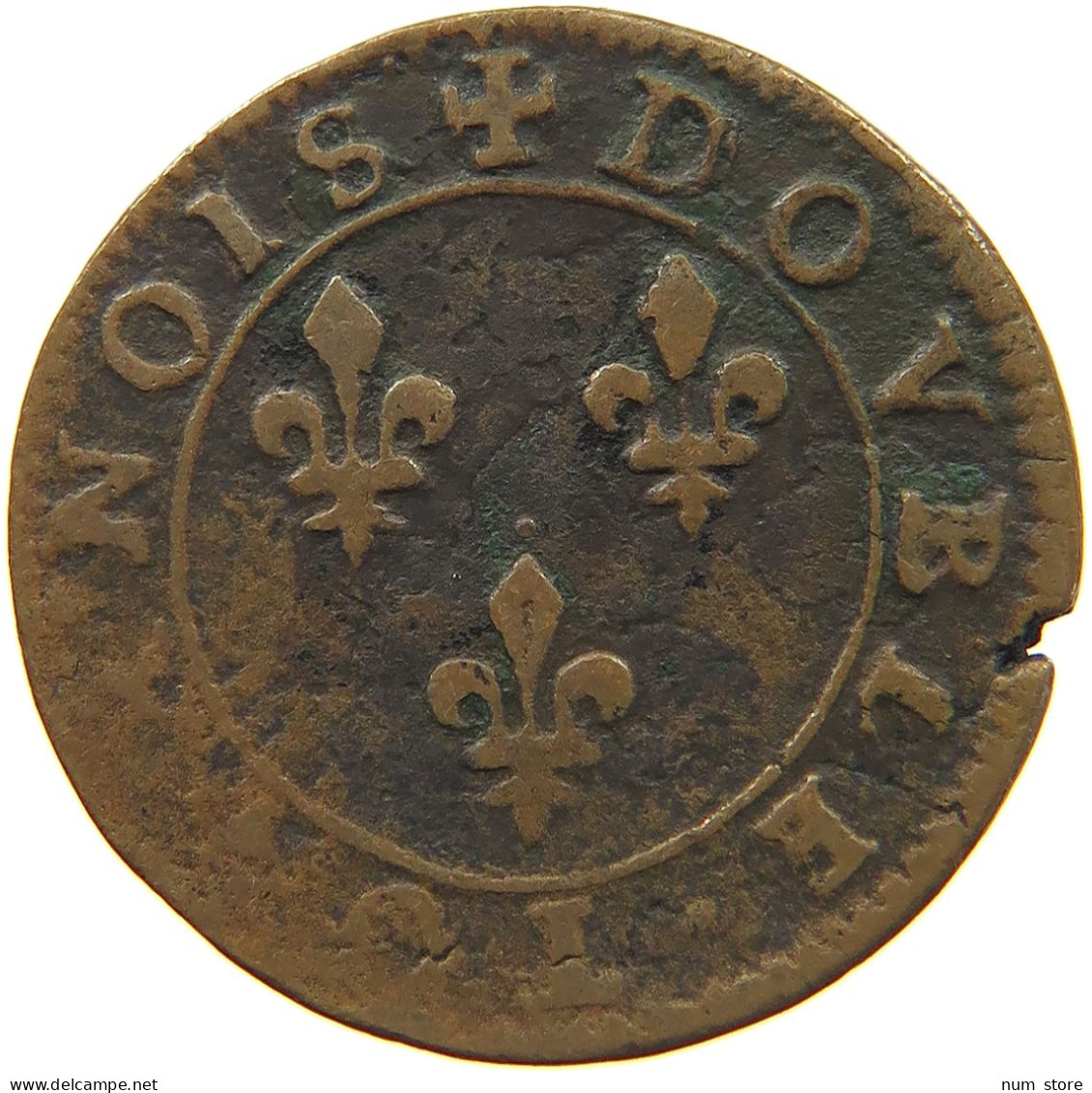 FRANCE DOUBLE TOURNOIS  HENRI IV. (1589-1610) #c032 0725 - 1589-1610 Hendrik IV