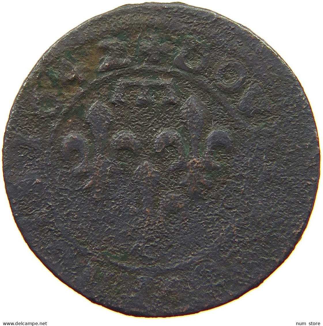 FRANCE DOMBES DOUBLE TOURNOIS 1642 Gaston D'Orléans #a016 0003 - Dombes