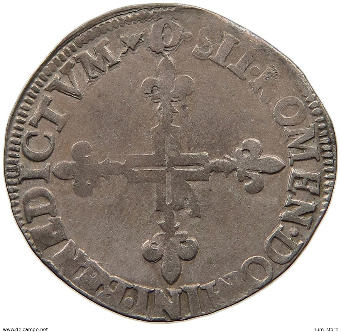 FRANCE DOUBLE SOL 1582 Henri III. (1574-1589) DOUBLE SOL O RIOM #t058 0289 - 1574-1589 Heinrich III.