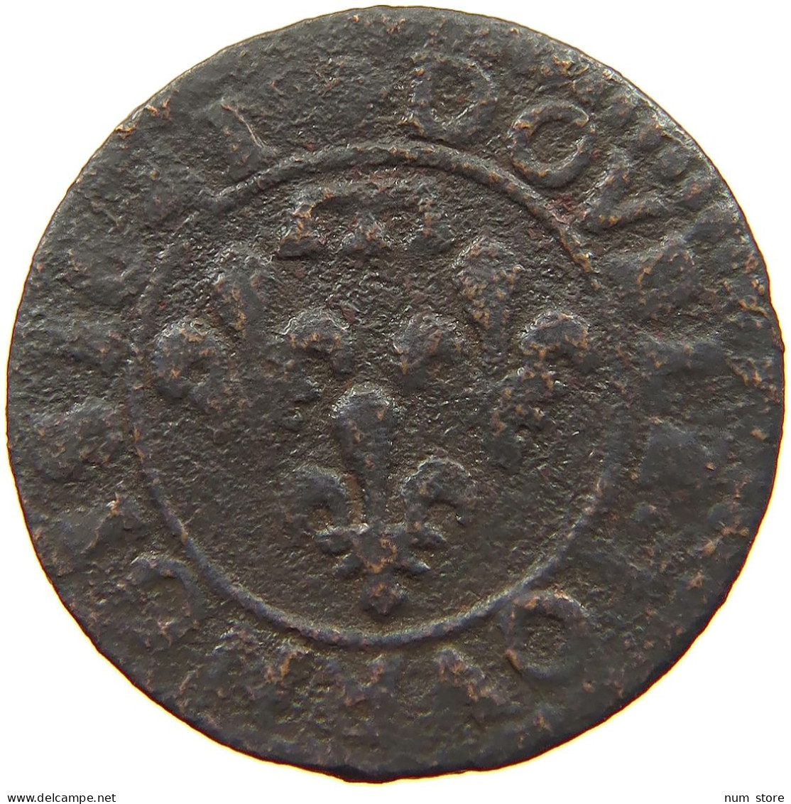 FRANCE DOMBES DOUBLE TOURNOIS 1641 Gaston D'Orléans #a015 0569 - Dombes