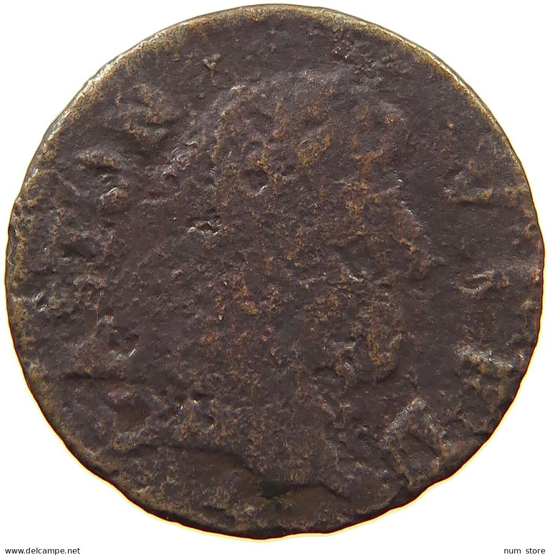 FRANCE DOMBES DENIER 1655 Gaston D'Orléans #a015 0397 - Dombes