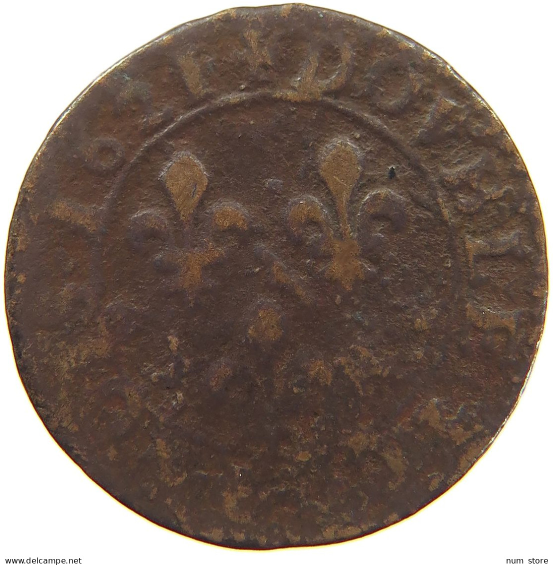 FRANCE DOMBES DOUBLE TOURNOIS 1621 Marie De Bourbon De Montpensier (1560-1582). #c064 0211 - Dombes