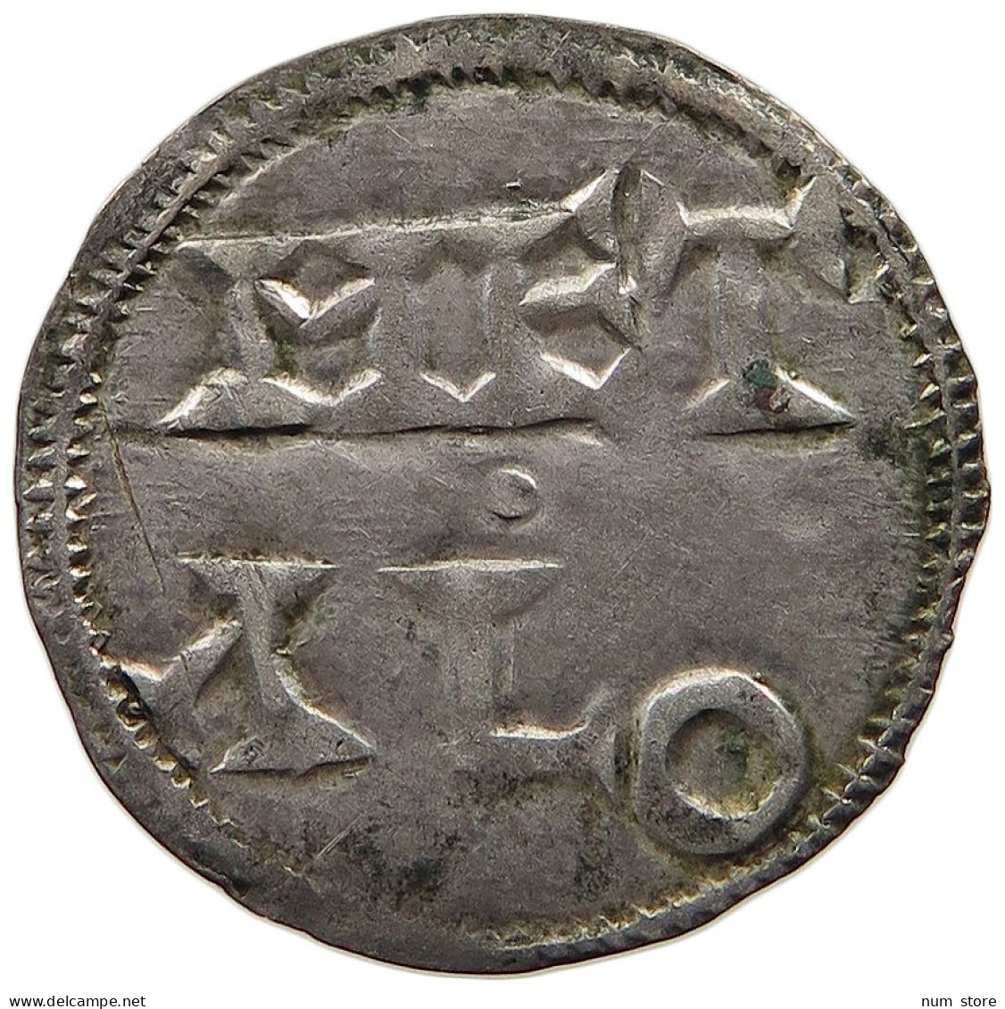 FRANCE COMTÉ DE POITOU DENIER, IMMOBILISÉ AU NOM DE CHARLES II LE CHAUVE, 11th Century SS #t058 0385 - Poitou