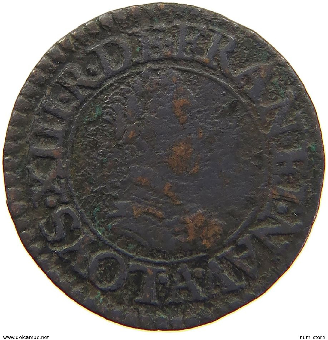 FRANCE DENIER 1617 A LOUIS XIII. (1610–1643) #c034 0241 - 1610-1643 Lodewijk XIII Van Frankrijk De Rechtvaardige