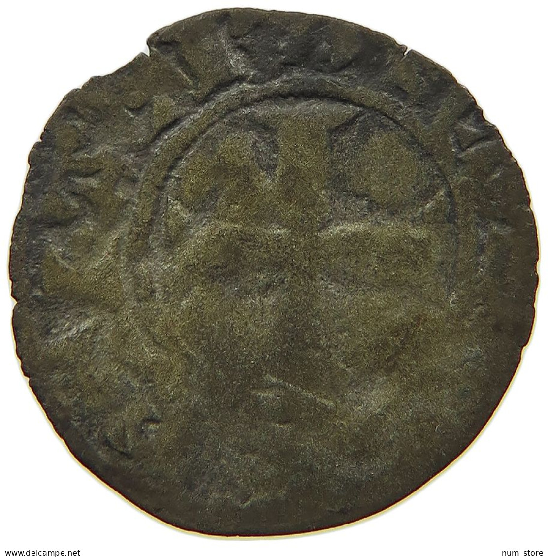 FRANCE DENIER 1298-1315 BERRY ROBERT D'ARTOIS 1298-1315 MEHUN-SUR-YEVRE #t156 0405 - Berri