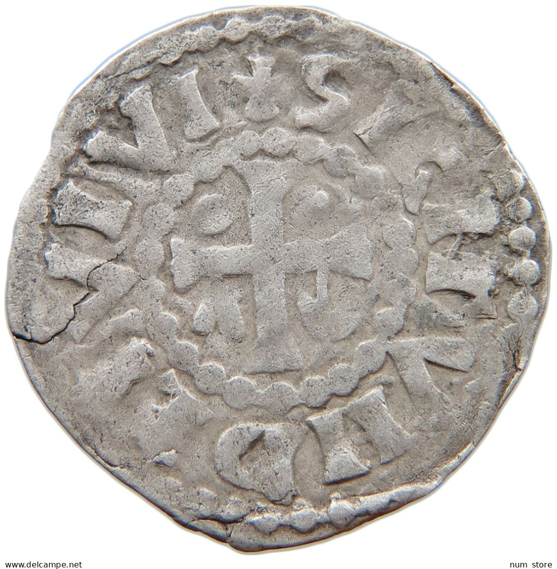 FRANCE DENIER 1015-1035 Maine. Herbert I, Le Eveille-Chien (1015-1035) #t135 0419 - Maine