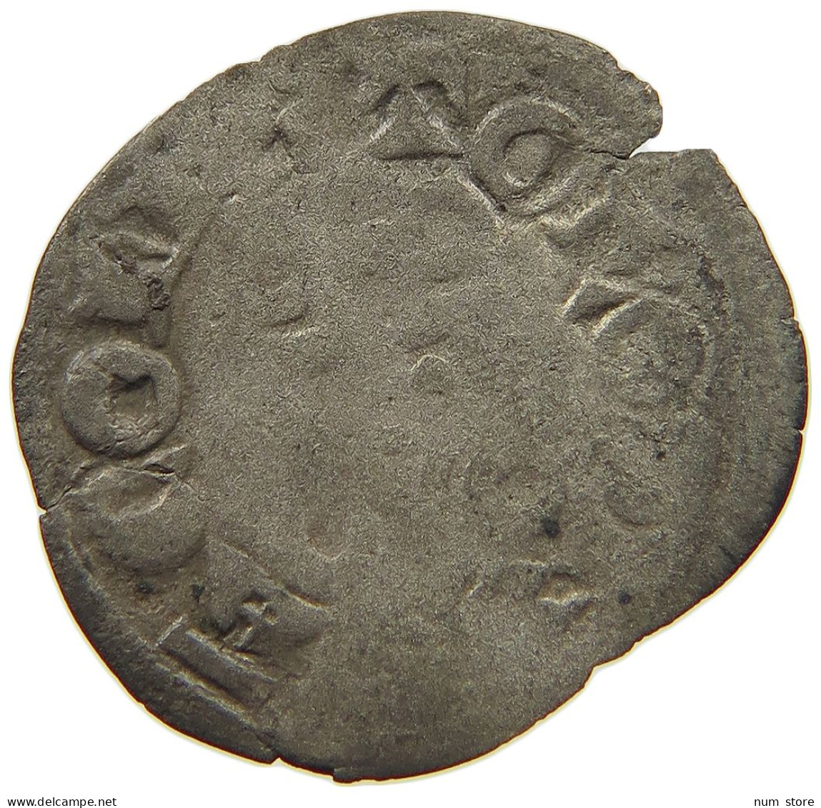 FRANCE DENIER  DENIER ALFONS 1241-1271 POITOU #t156 0397 - Poitou