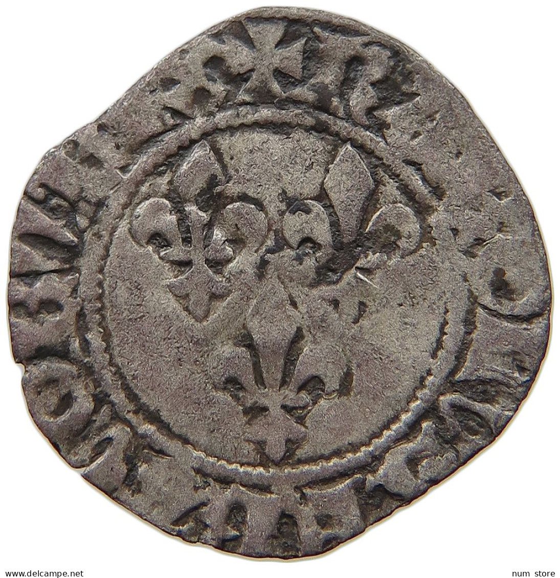 FRANCE DENIER  CHARLES VII. 1422-1461 #a003 0429 - 1422-1461 Charles VII The Victorious