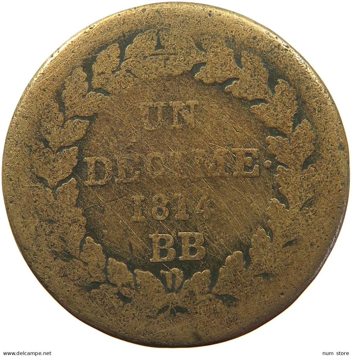 FRANCE DECIME 1814 BB Napoleon I. (1804-1814, 1815) #s017 0267 - Autres & Non Classés