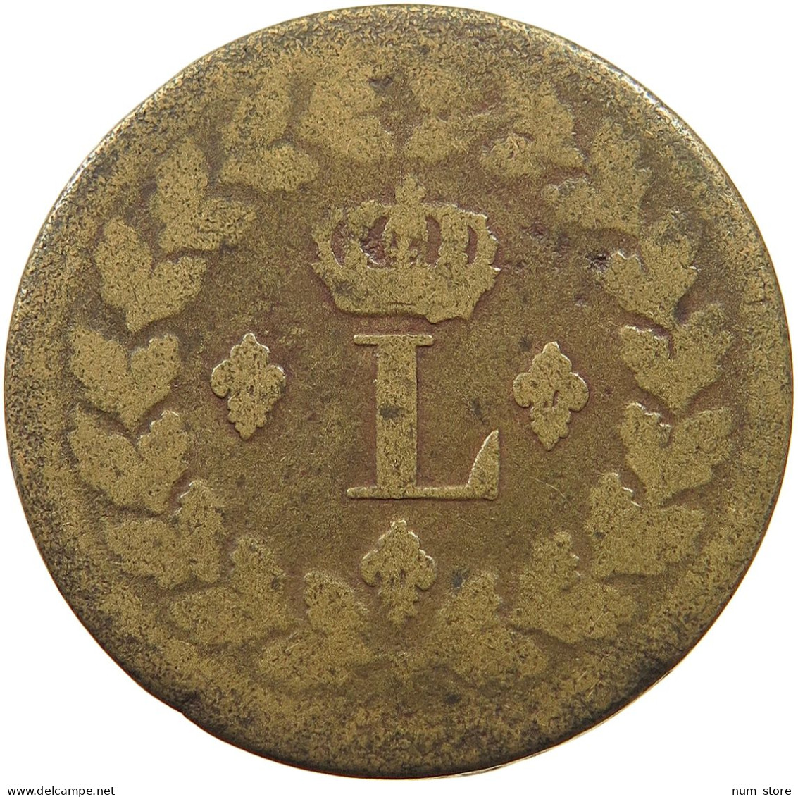 FRANCE DECIME 1814 BB LOUIS XVIII. (1814, 1815-1824) #t058 0015 - Altri & Non Classificati