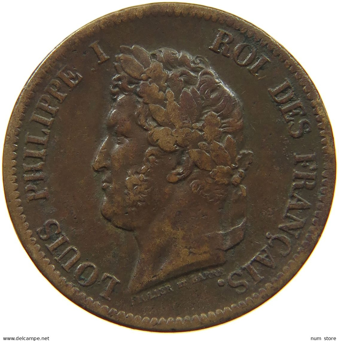 FRANCE COLONIES 5 CENTIMES 1841 A LOUIS PHILIPPE I. (1830-1848) #t152 0105 - Franse Koloniën (1817-1844)