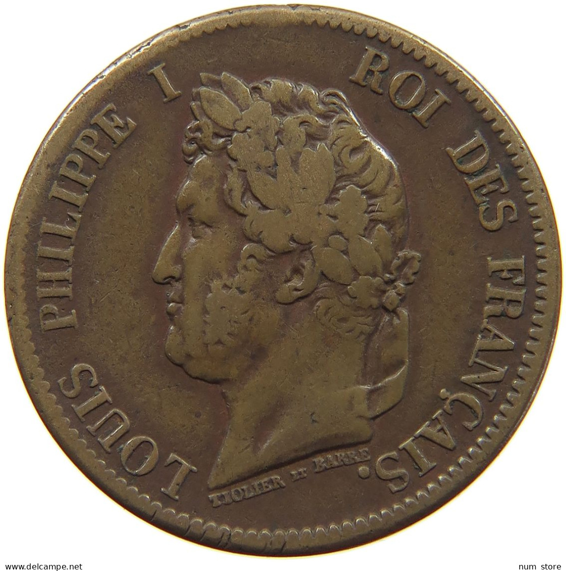 FRANCE COLONIES 5 CENTIMES 1841 A LOUIS PHILIPPE I. (1830-1848) #t158 0659 - Französische Kolonien (1817-1844)