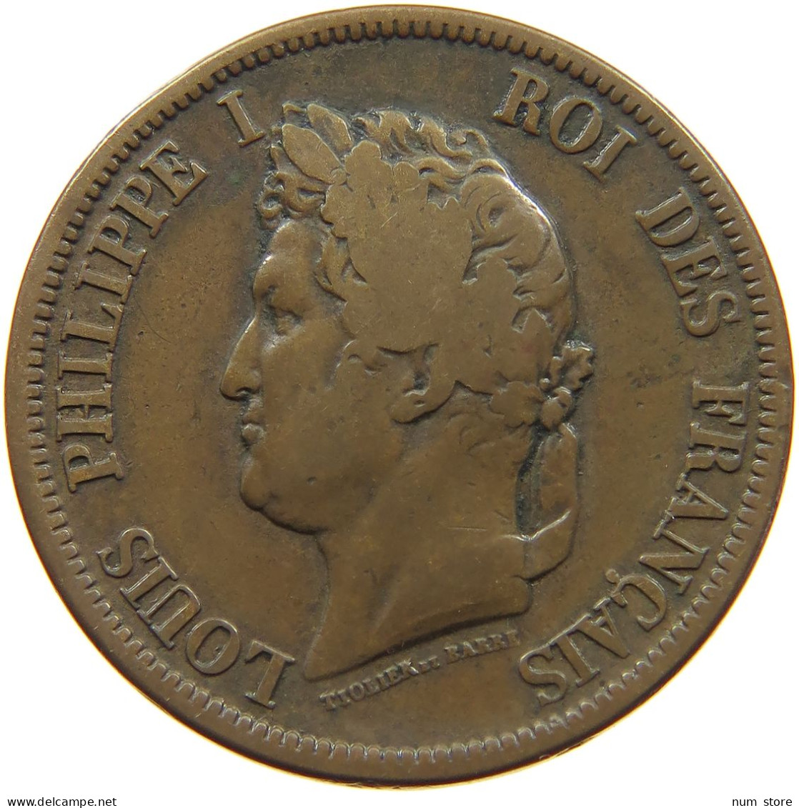 FRANCE COLONIES 10 CENTIMES 1841 A LOUIS PHILIPPE I. (1830-1848) #t161 0183 - French Colonies (1817-1844)