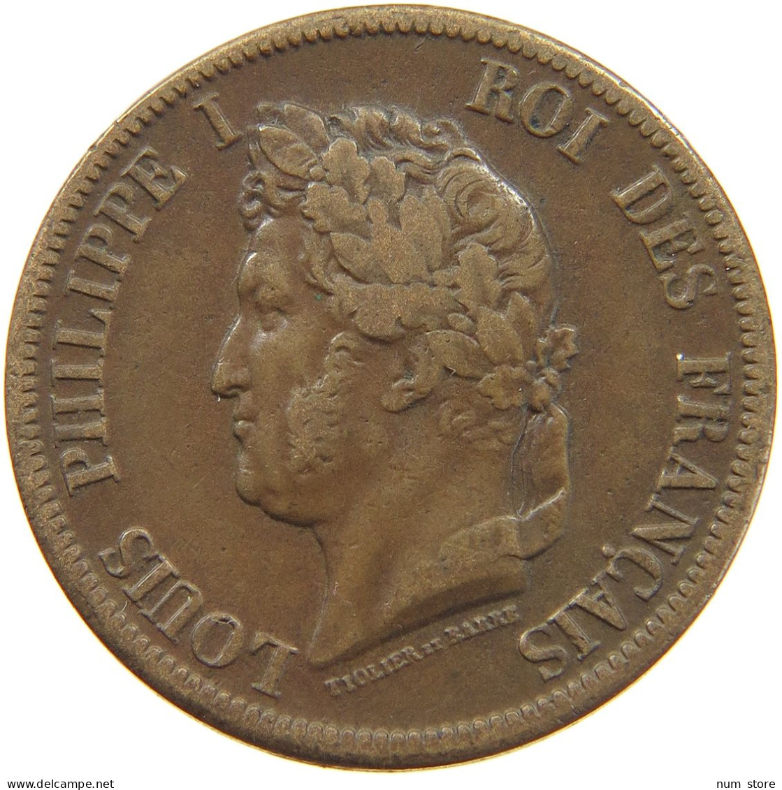 FRANCE COLONIES 10 CENTIMES 1841 A LOUIS PHILIPPE I. (1830-1848) #t120 0393 - Colonies Générales (1817-1844)