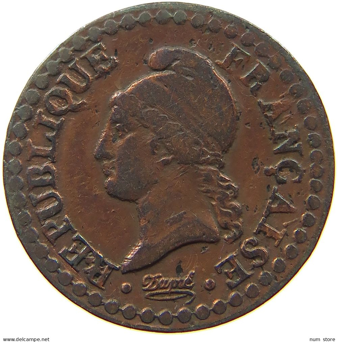 FRANCE CENTIME AN 7 A  #a094 0203 - 1 Centime