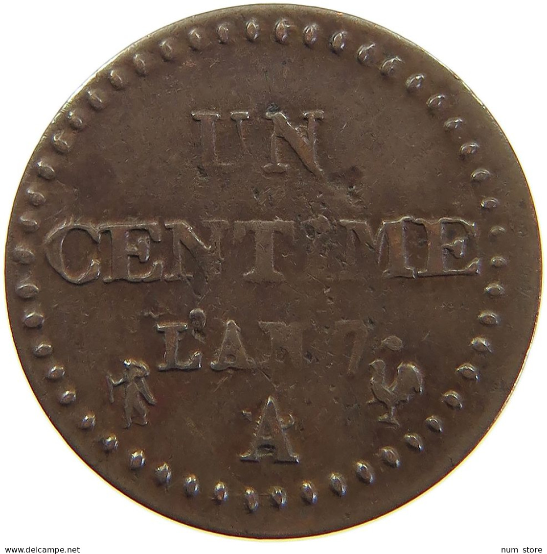 FRANCE CENTIME AN 7 A  #a059 0141 - 1 Centime