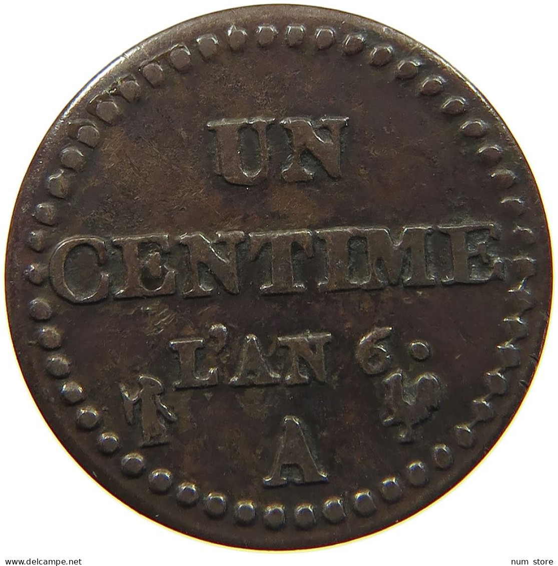 FRANCE CENTIME AN 6 A  #c022 0583 - 1 Centime