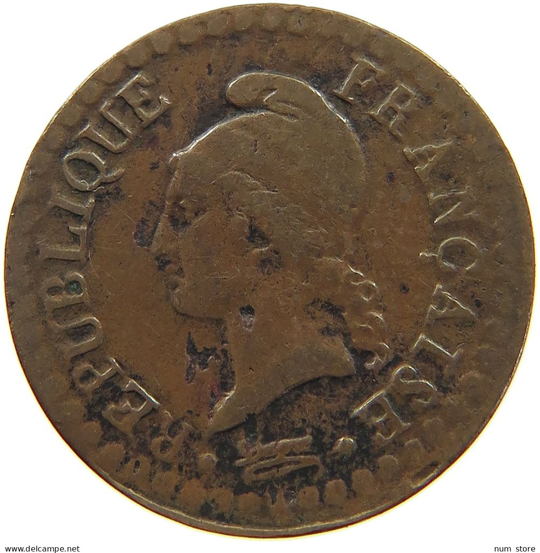 FRANCE CENTIME AN 6 A  #c065 0053 - 1 Centime