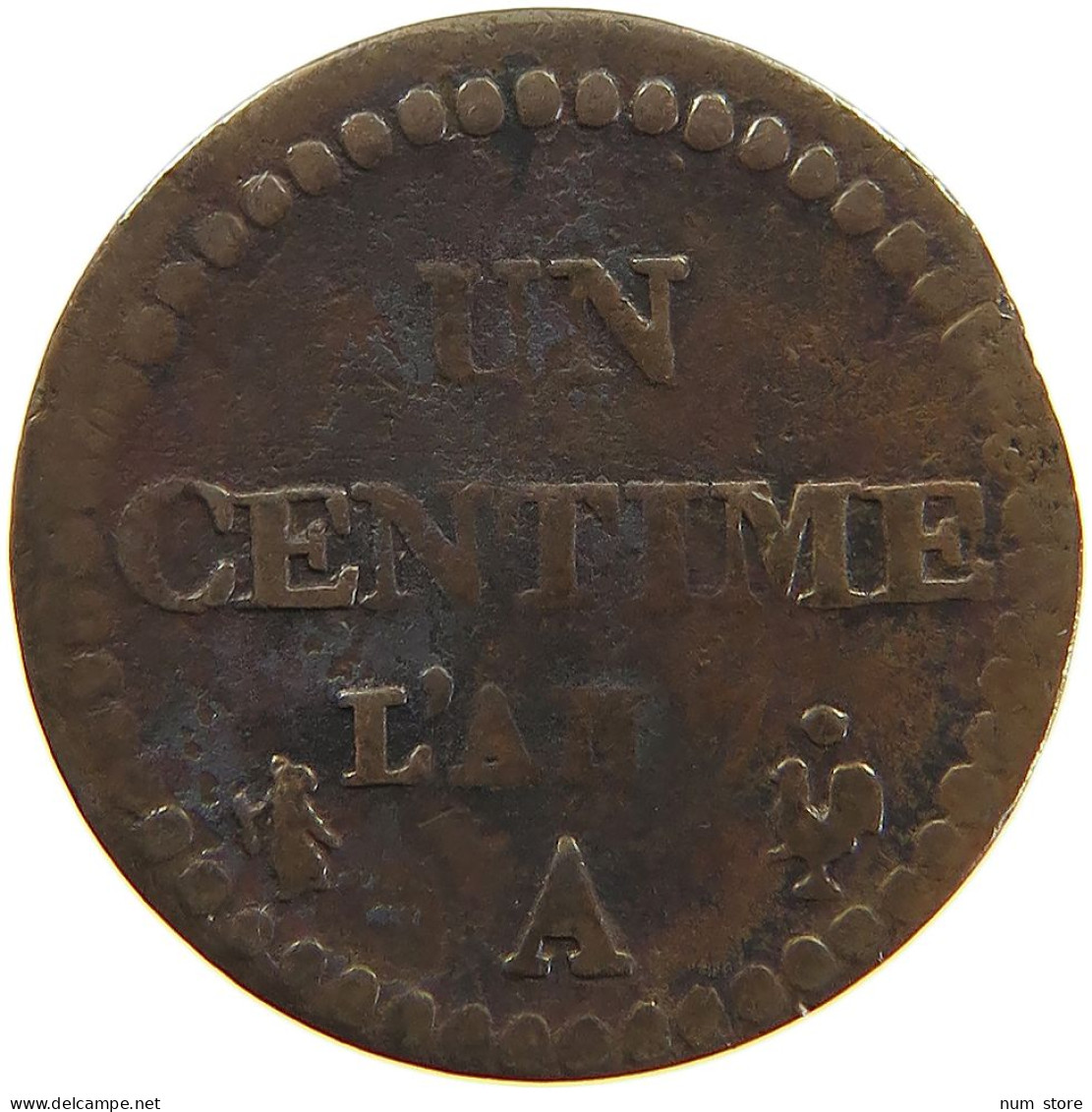 FRANCE CENTIME AN 7 A  #a059 0143 - 1 Centime