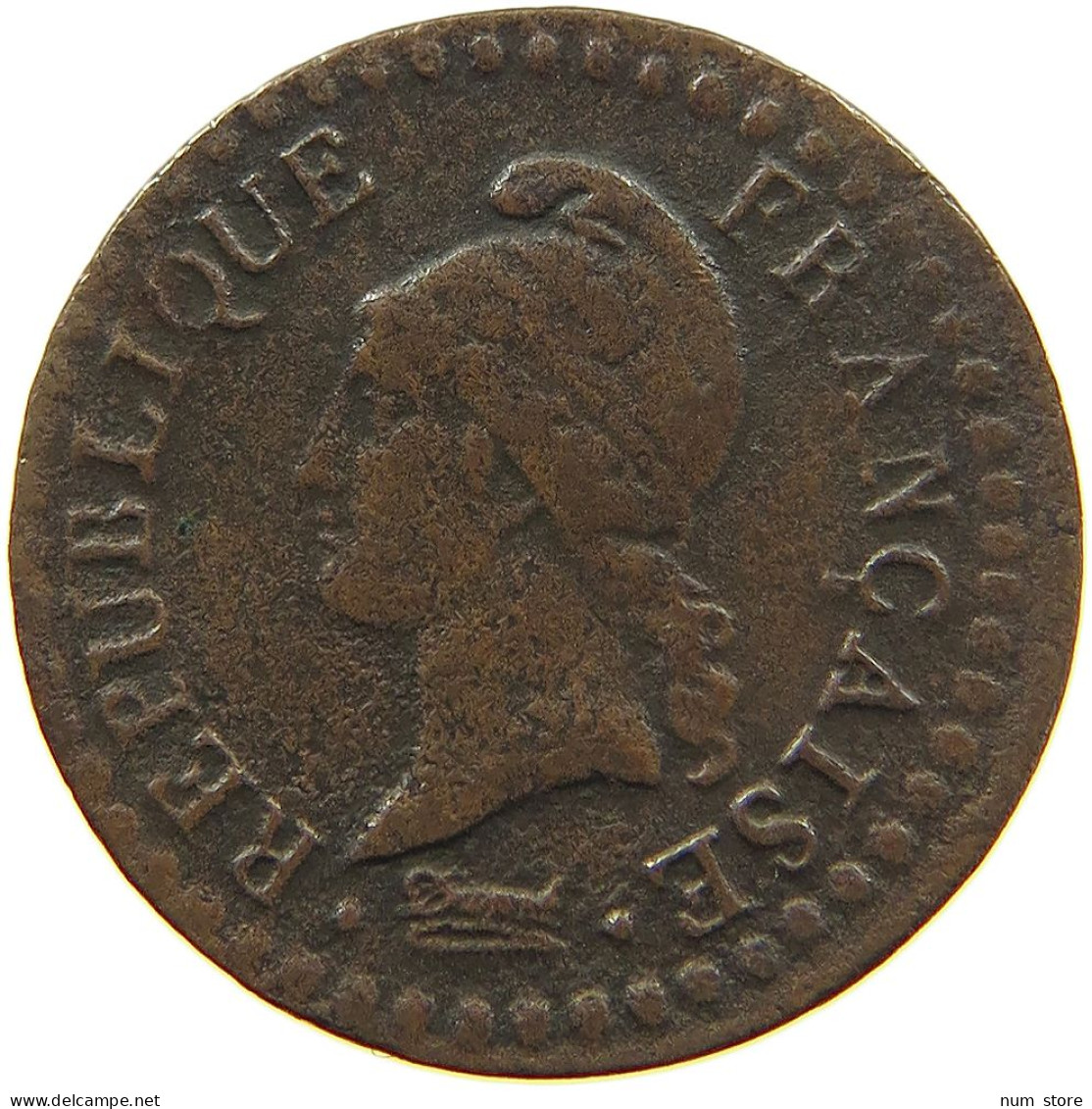 FRANCE CENTIME AN 6 A  #c006 0221 - 1 Centime