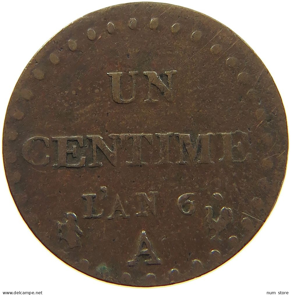 FRANCE CENTIME AN 6 A  #c065 0055 - 1 Centime