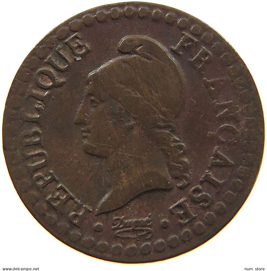 FRANCE CENTIME AN 6 A  #c011 0307 - 1 Centime