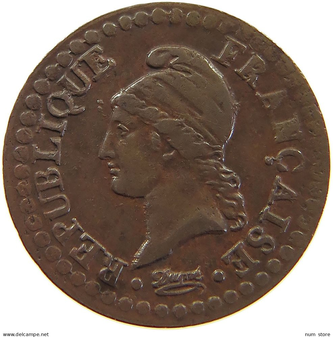 FRANCE CENTIME AN 6 A  #a059 0139 - 1 Centime