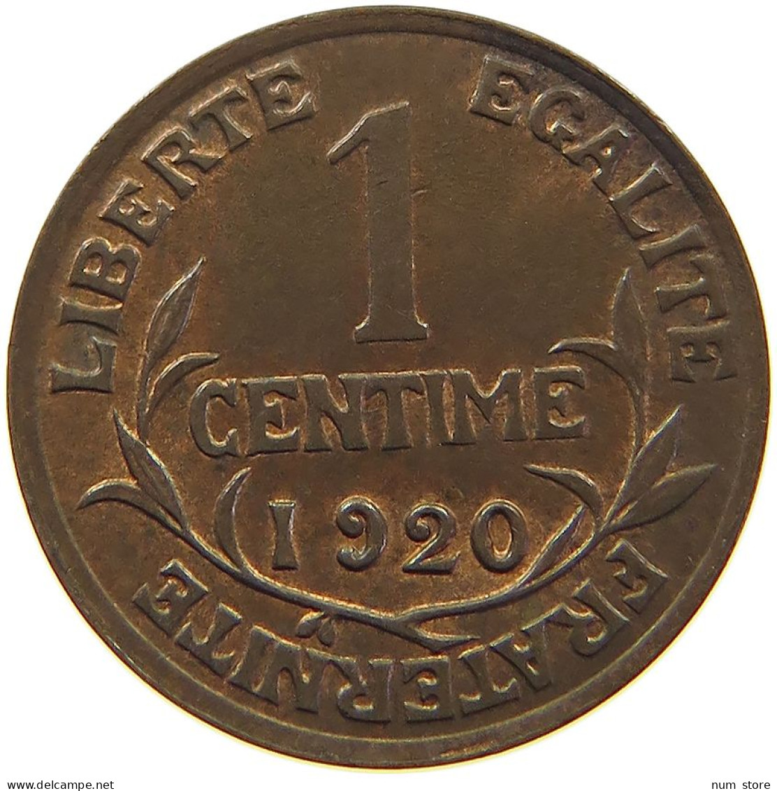 FRANCE CENTIME 1920  #c084 0413 - 1 Centime