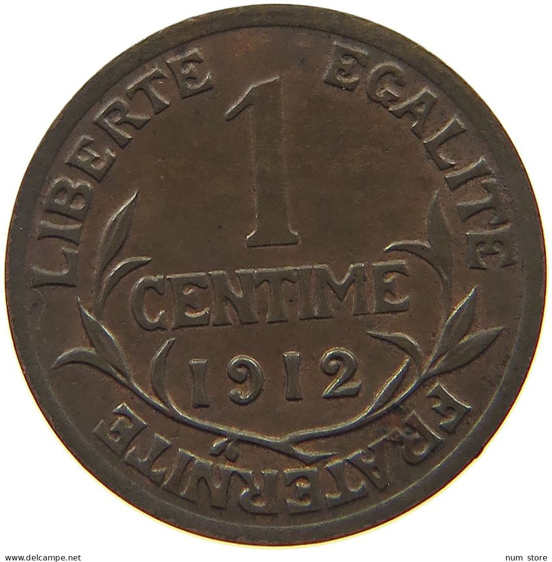FRANCE CENTIME 1912  #c084 0423 - 1 Centime