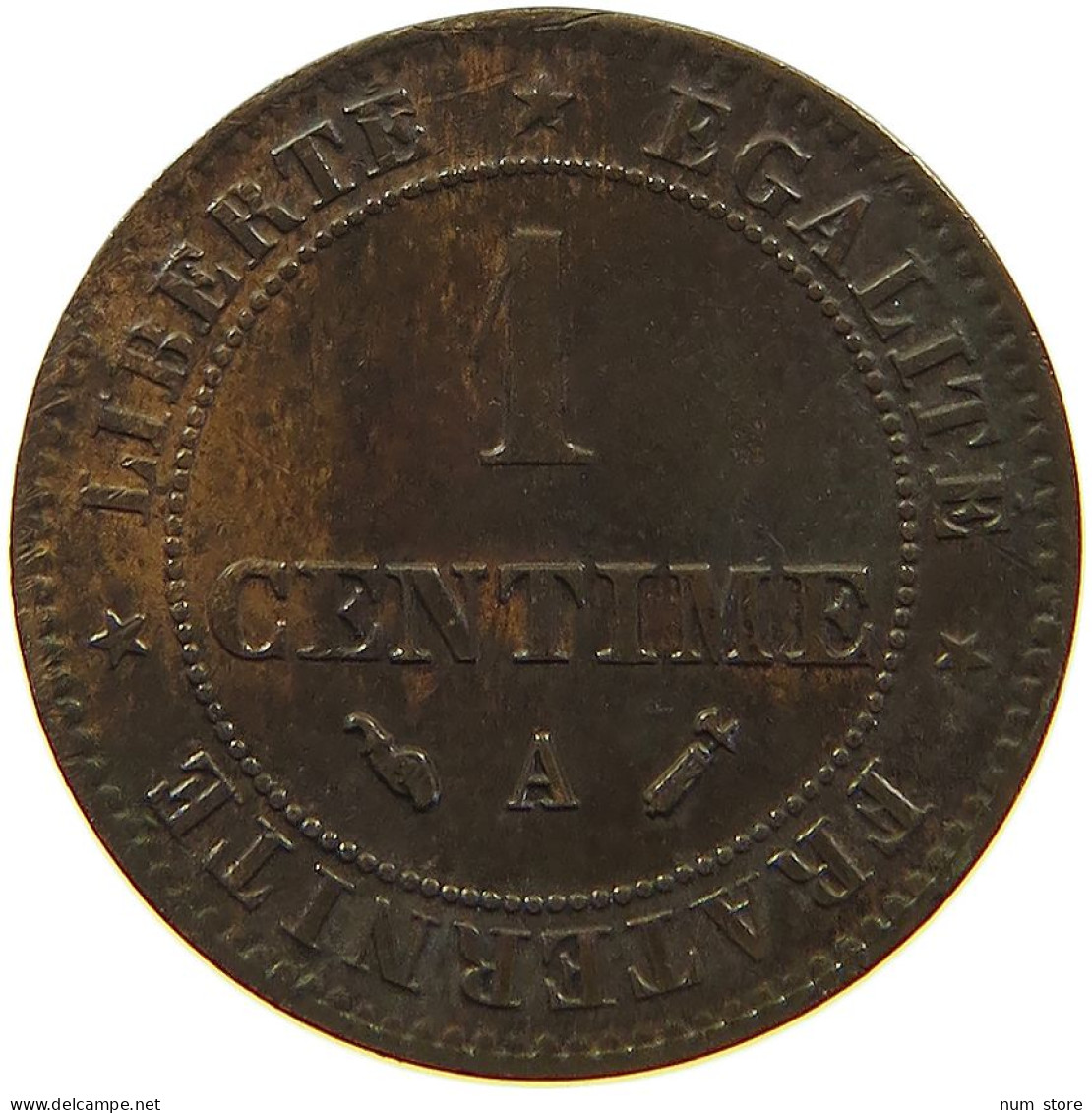 FRANCE CENTIME 1895 A  #s012 0143 - 1 Centime